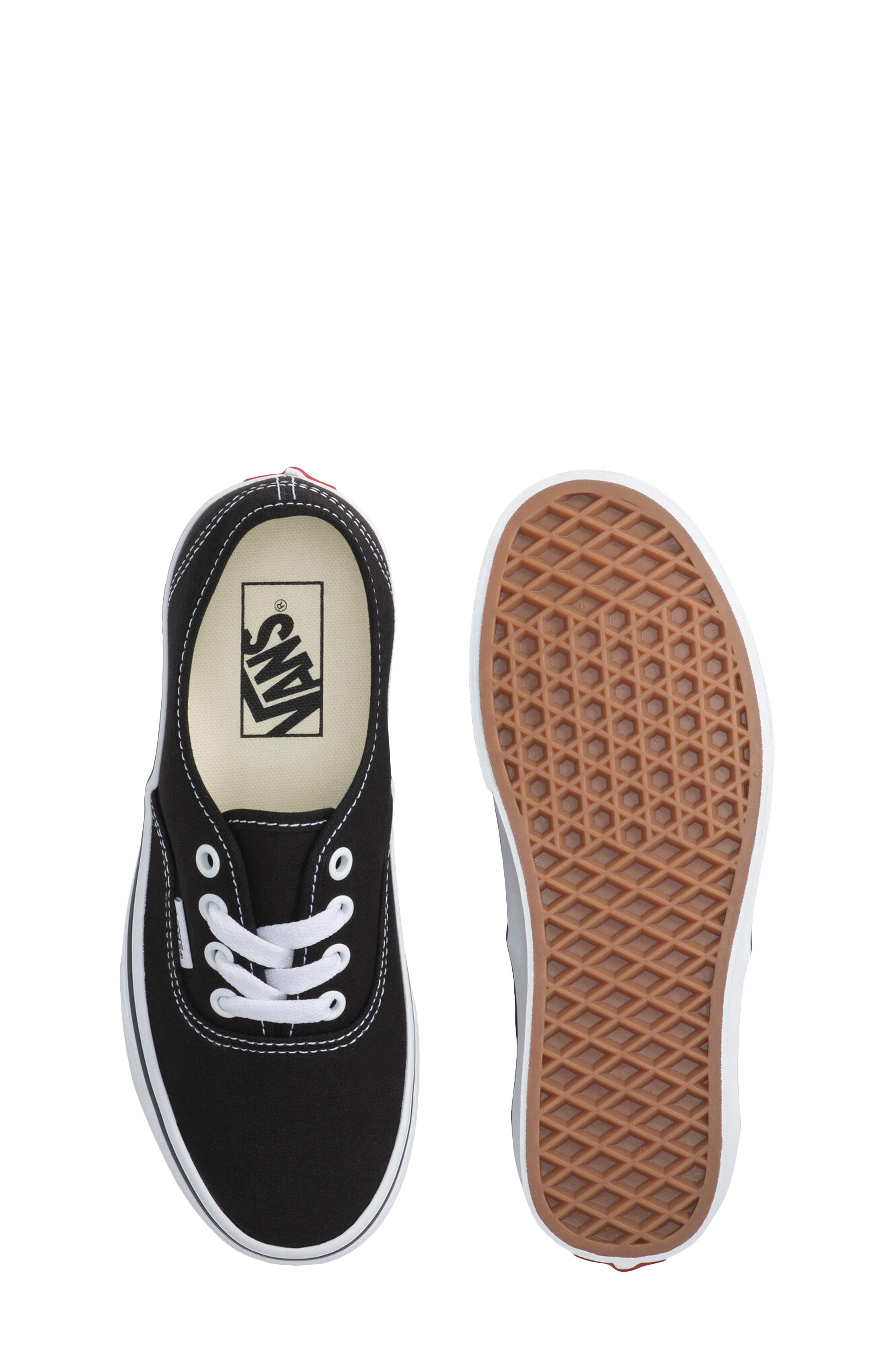 Kids' Authentic Sneaker, Alternate, color, BLACK