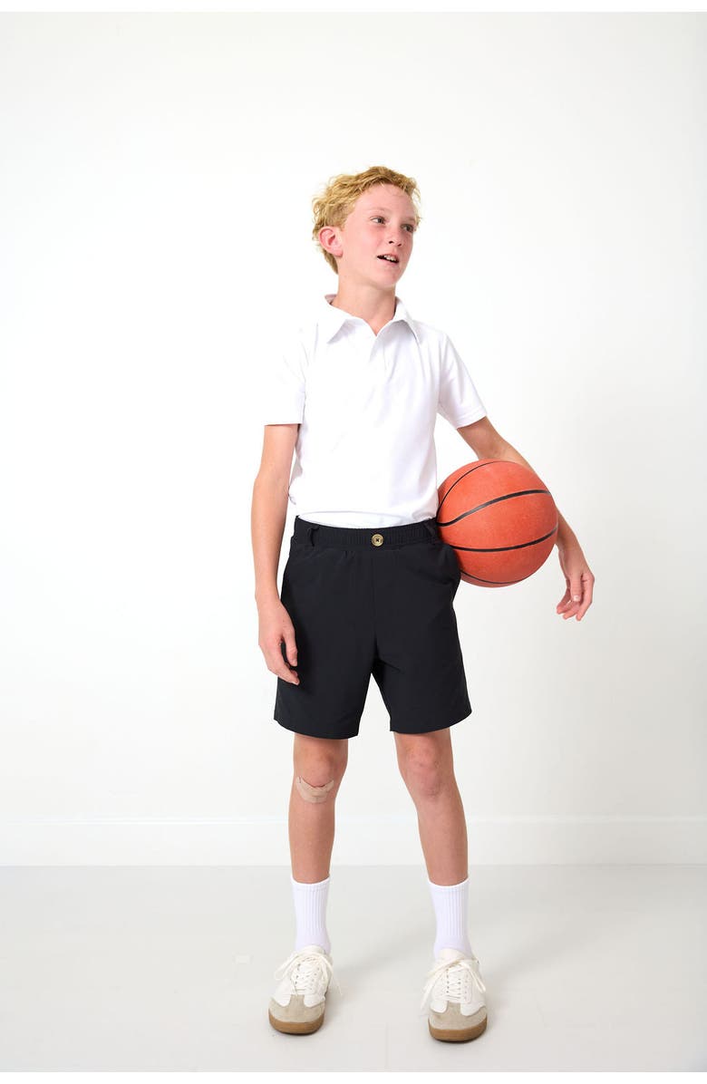 Courtside Kids Dress Short, Alternate, color, Black