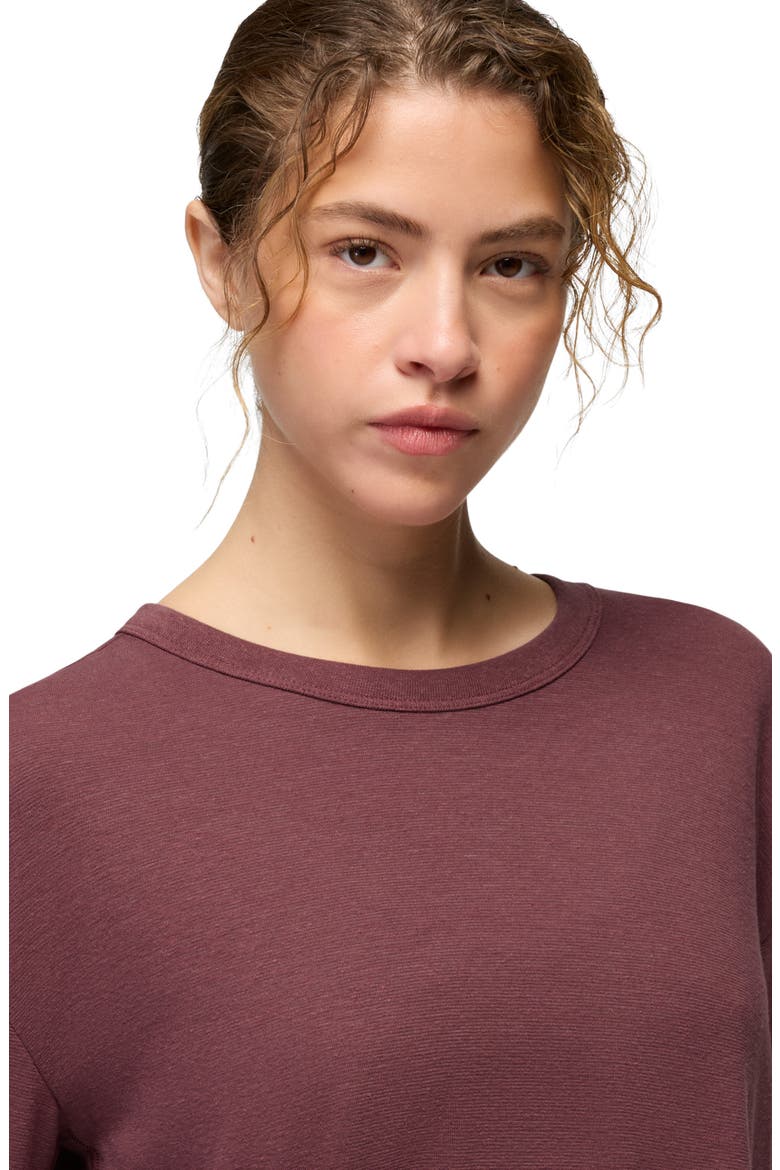 Cozy Up Crewneck Long Sleeve T-Shirt, Alternate, color, NEWBERRY