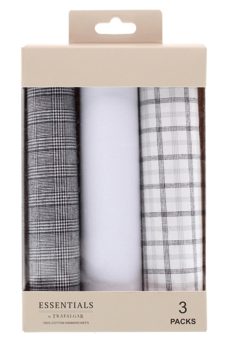 3-Pack Cotton Handkerchiefs, Alternate, color, MULTI