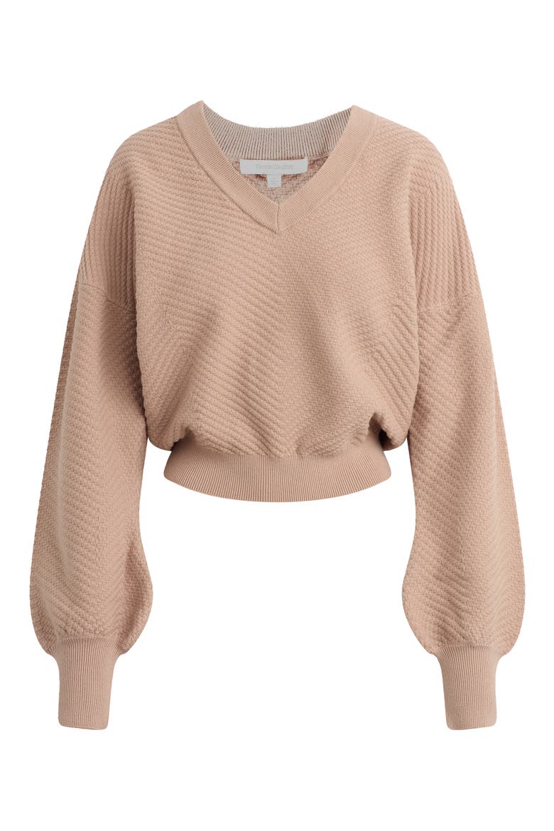 The Ava Crop Sweater, Alternate, color, MOCHA