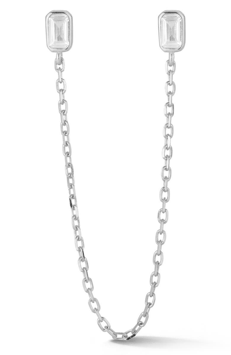 GLAZE JEWELRY CZ Chain Drop Earring, Alternate, color, 
