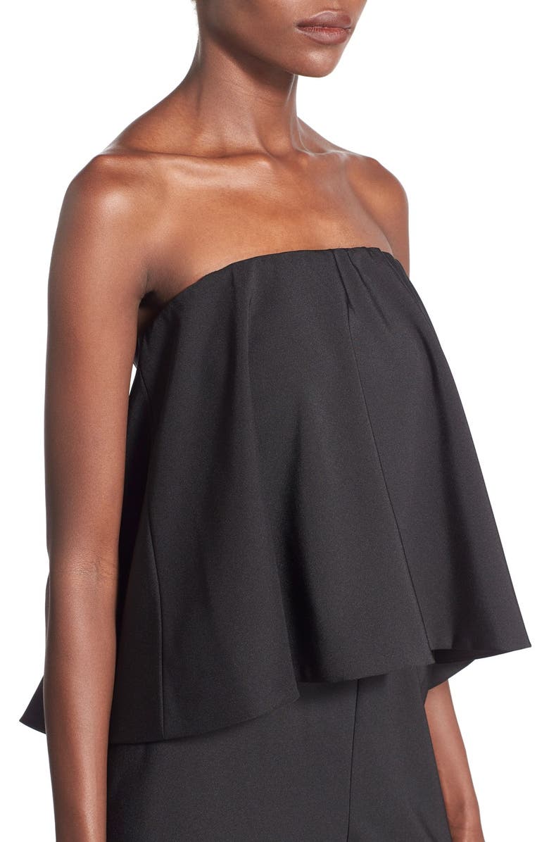 WAYF Strapless Overlay Jumpsuit, Alternate, color,