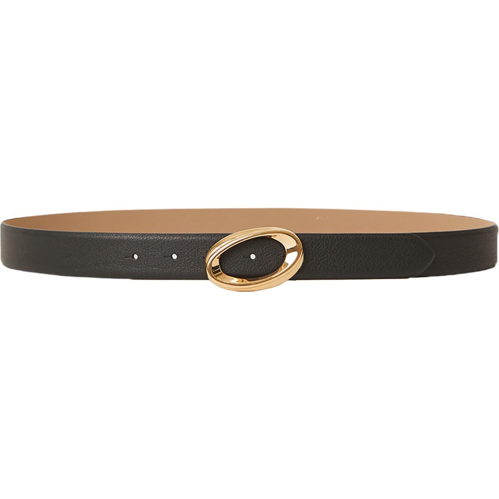 B-Low the Belt Gracie Leather Belt in Black Gold at Nordstrom, Size X-Large
