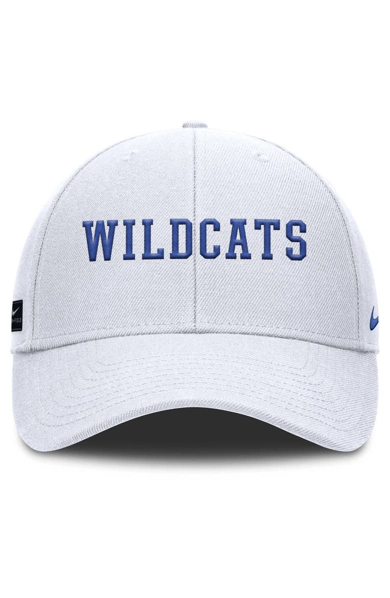 Nike Men's Nike White Kentucky Wildcats 2025 On-Field Rise Performance Adjustable Hat, Alternate, color, White