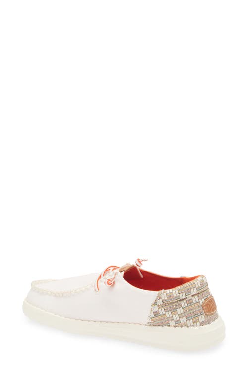 Hey Dude Wendy Funk Jacquard Sneaker In Beige