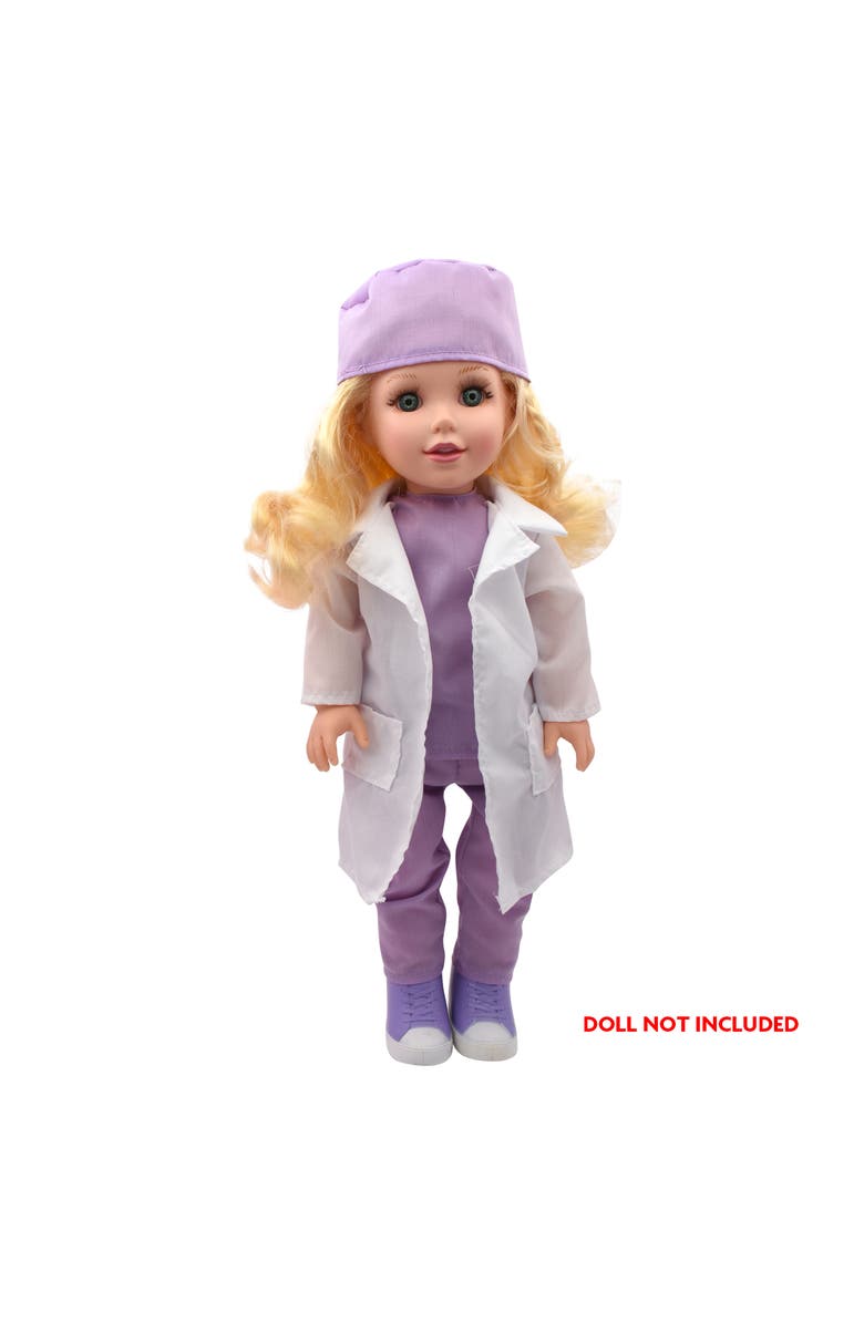 Style Girls 18" Doctor Dress Up Set 15 Pcs, Alternate, color, Purple