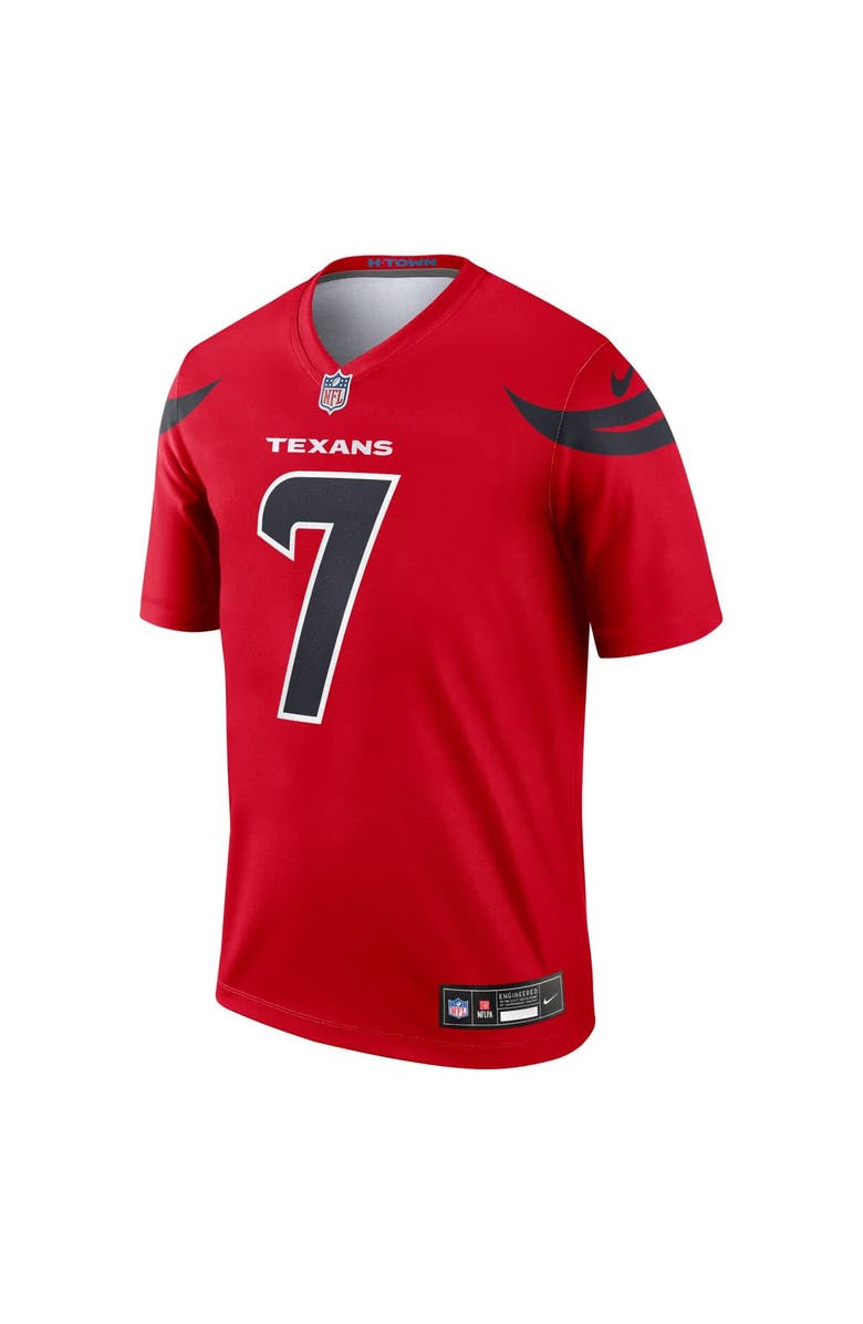 Nike Men
s Nike C.J. Stroud Red Houston Texans Alternate Legend Player Performance Top, Alternate, color, Red