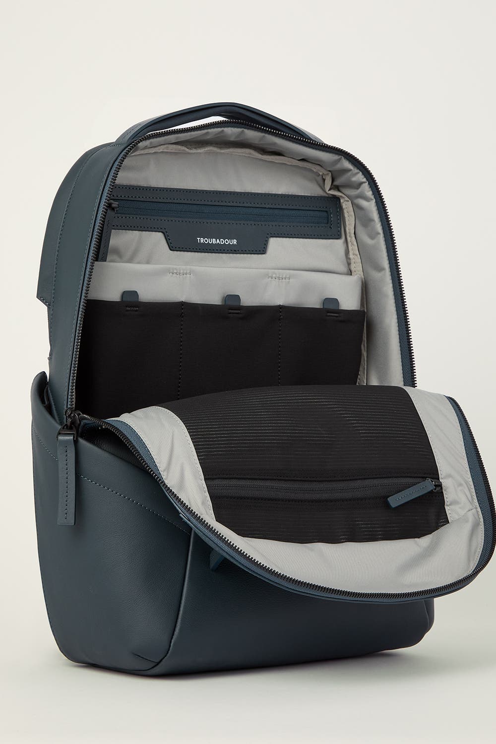 Apex Leather Backpack, Alternate, color, Basalt Blue