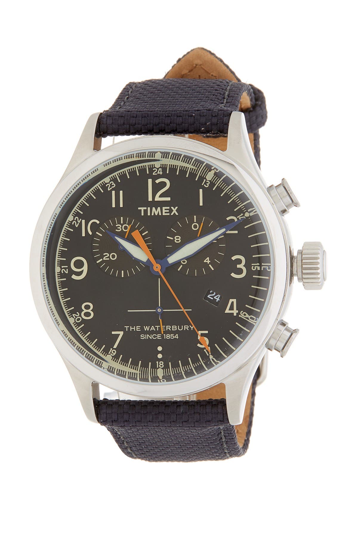 Timex® Fairfield Leather Strap Watch, 41mm | Nordstrom