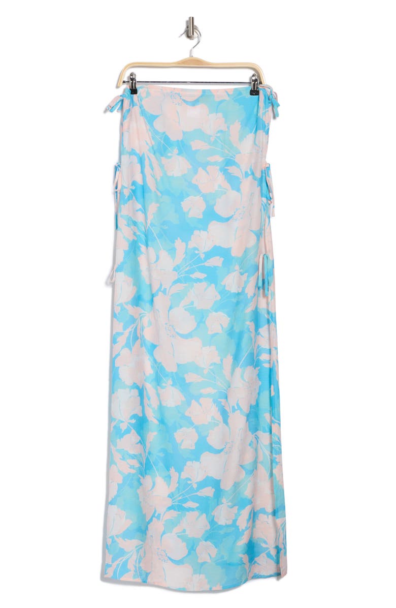 Hutch Side Tie Cover-Up Maxi Dress, Alternate, color, Vintage Floral