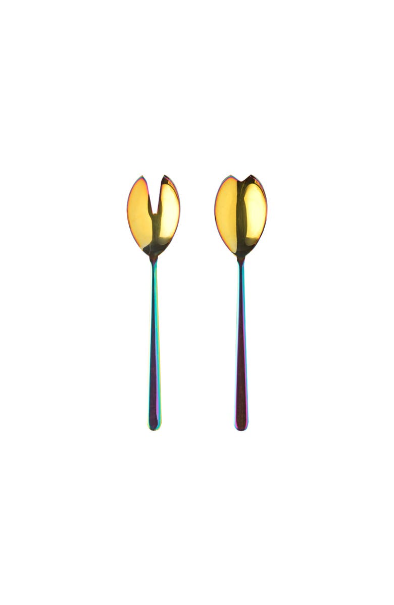 Mepra Linea Salad Serving Set - 2 Pieces, Main, color, Rainbow
