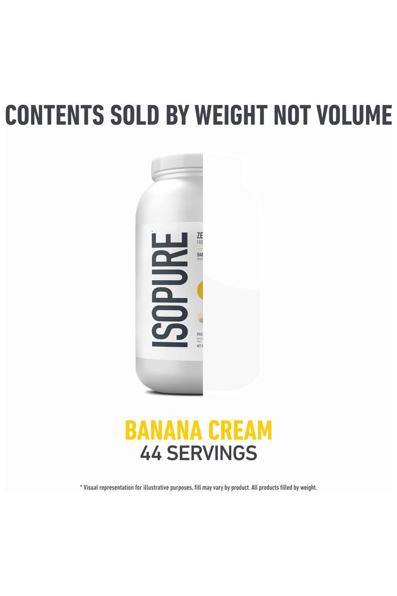 Zero Carb Protein Powder Banana Cream, Alternate, color, None
