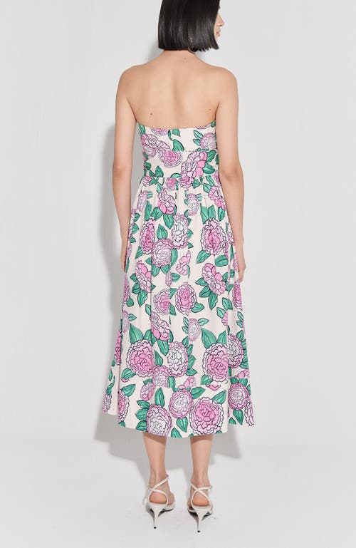 De Loreta Lidia Dress In Festival Print In Pink