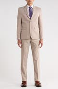 SOUL OF LONDON Solid Notch Lapel Suit