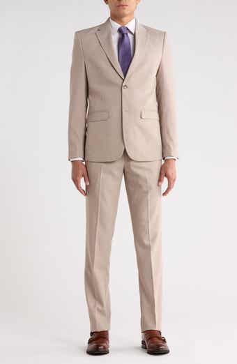 SOUL OF LONDON Solid Notch Lapel Suit