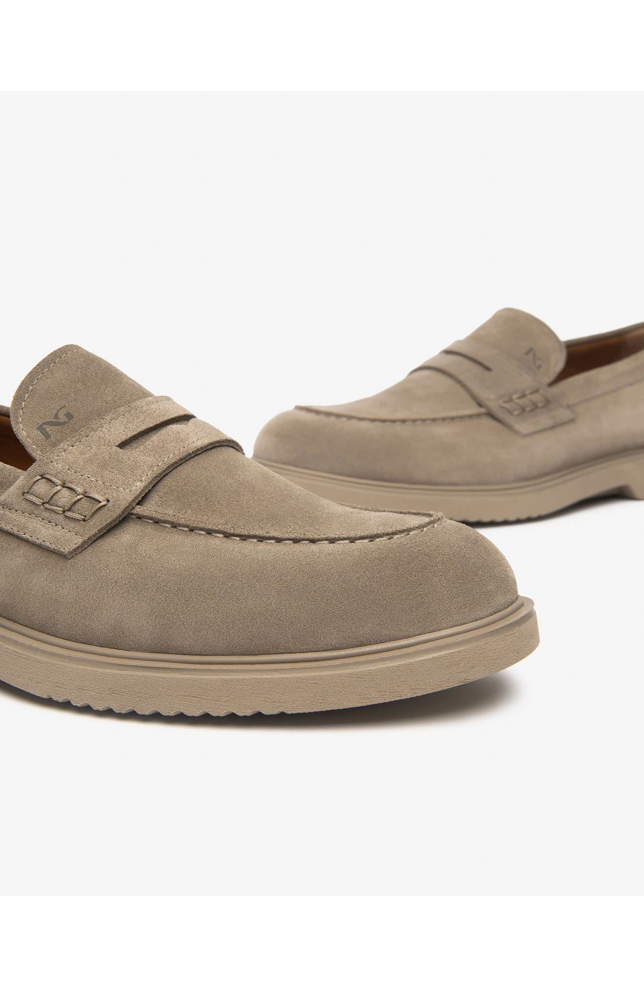 NeroGiardini Penny Loafer, Alternate, color, Taupe