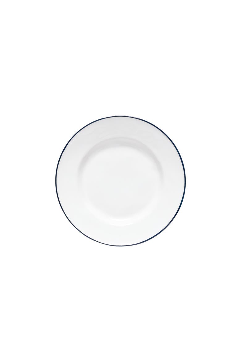 Beja Set/6 salad plates, Alternate, color, White & blue