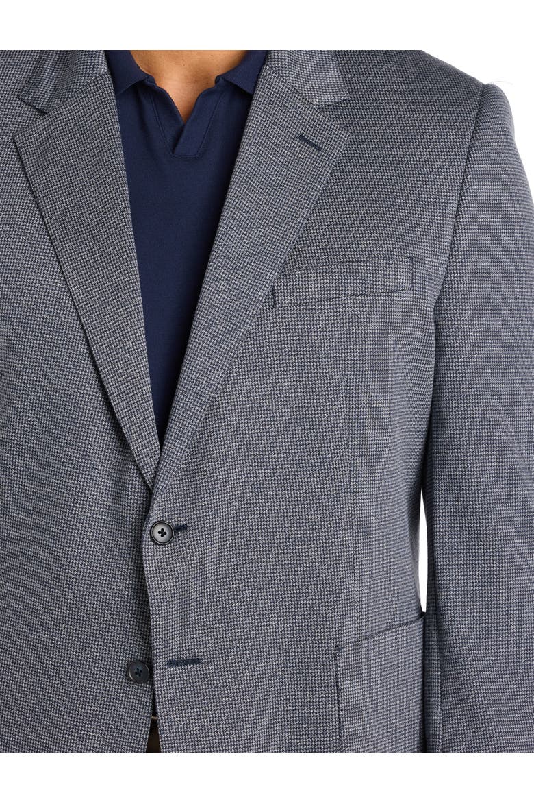 Big & Tall Houndstooth Sport Coat V2, Alternate, color, NAVY