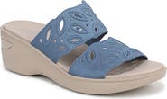 LifeStride Delight Platform Wedge Slide Sandal