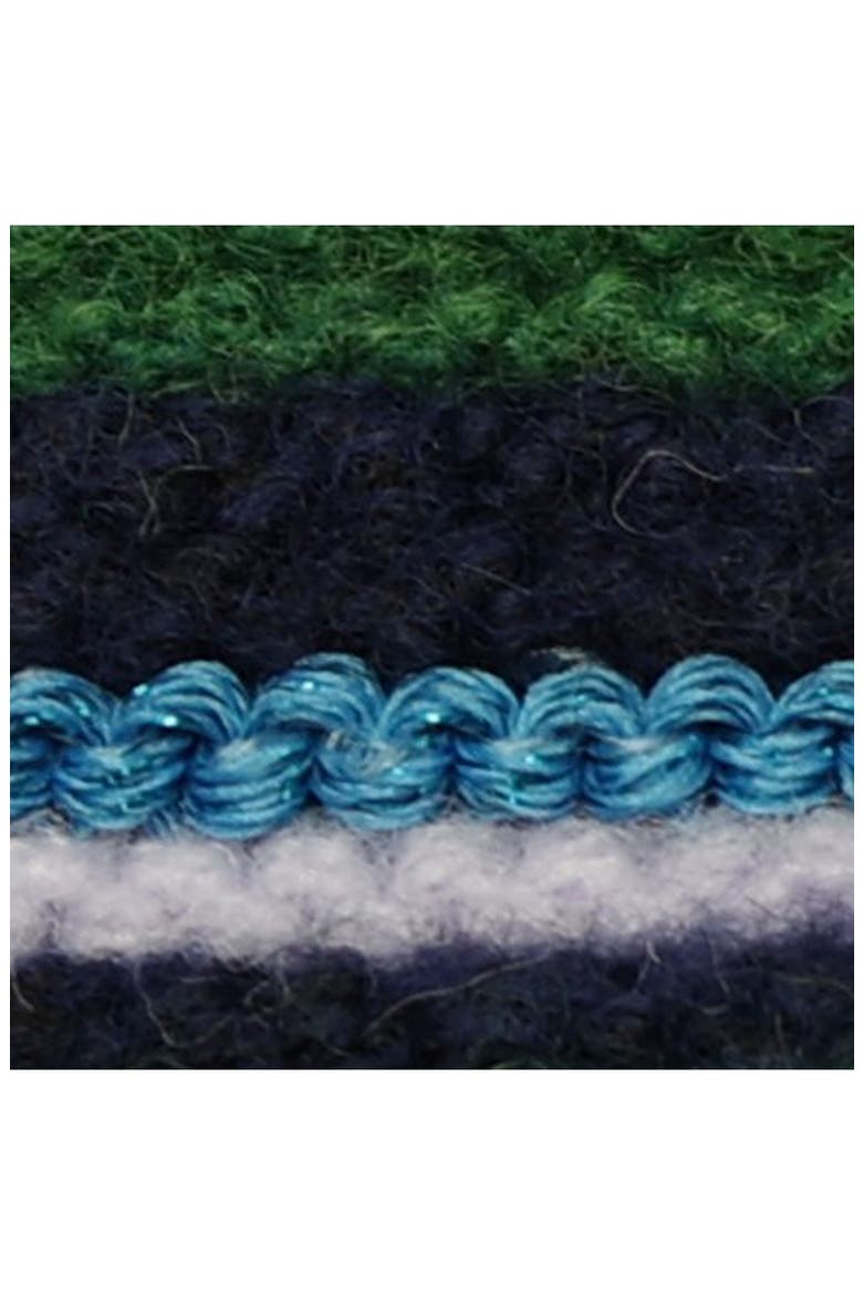 Garter Stitch Stripe Scarf, Alternate, color, FRENCH NAVY MULTI