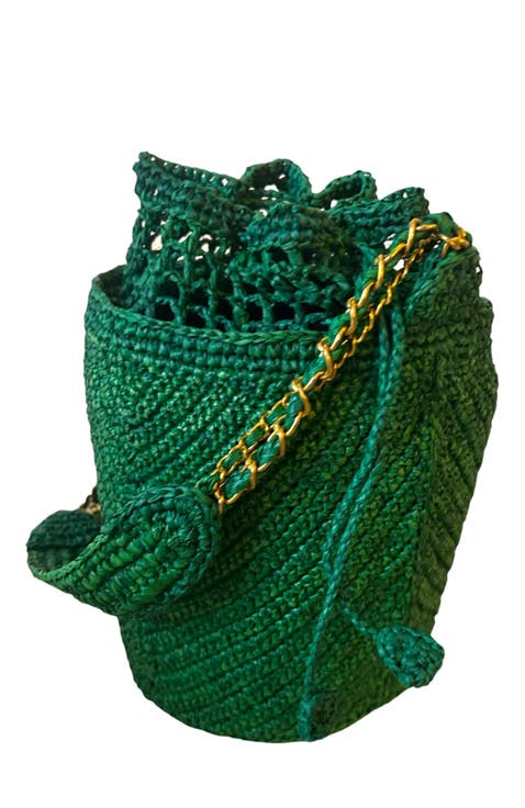 Buckety Raffia Bag