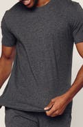 Petite Plume Crewneck Pima Cotton Short Sleeve Pajama T-Shirt