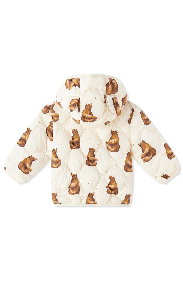 Milkbarn Down Jacket, Alternate, color, Honey Bear