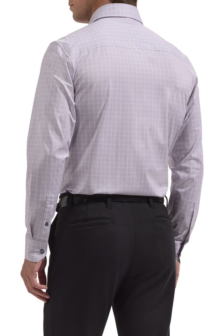 Devon OoohCotton® Grid Button-Up Shirt, Alternate, color, DUSTY PINK
