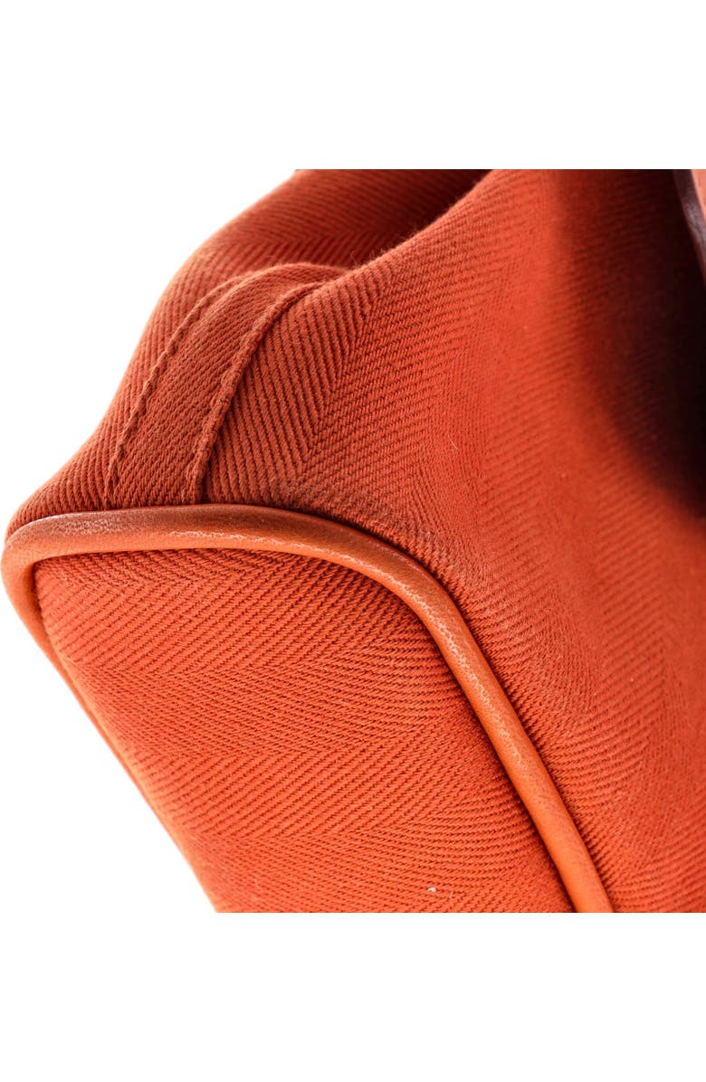 Pre-Owned Hermes Valparaiso East West Bag Toile and Leather PM, Alternate, color,