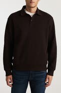Mavi Jeans Heavyweight Cotton Polo Sweatshirt