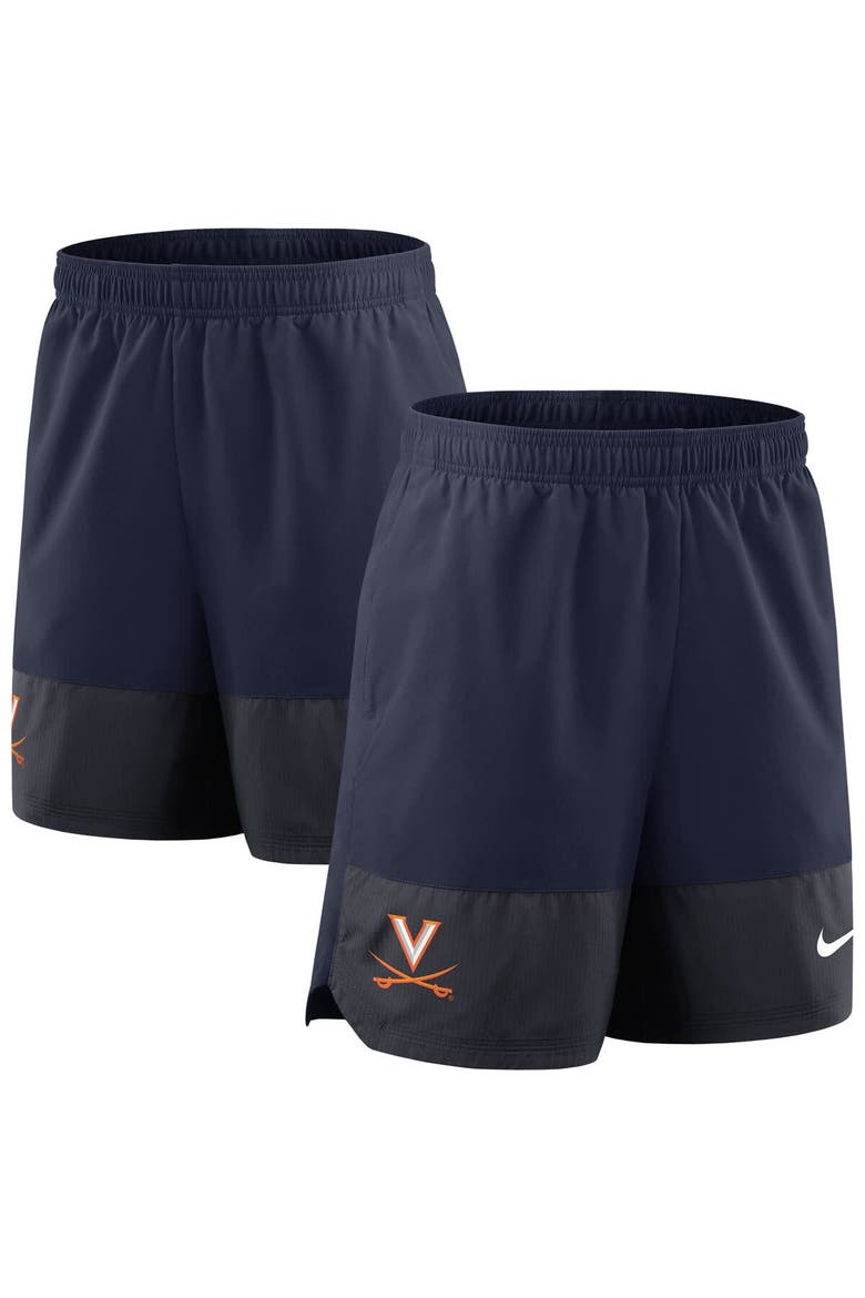 Men's Nike Navy Virginia Cavaliers 2025 Sideline Performance Shorts, Alternate, color, Navy