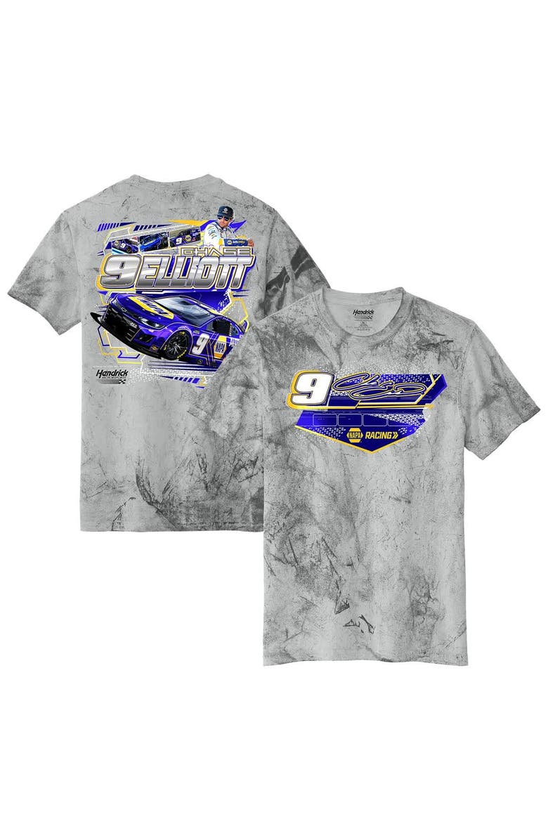 HENDRICK MOTORSPORTS TEAM COLLECTION Men's Hendrick Motorsports Team Collection Gray Chase Elliott Smoke T-Shirt, Main, color, Gray