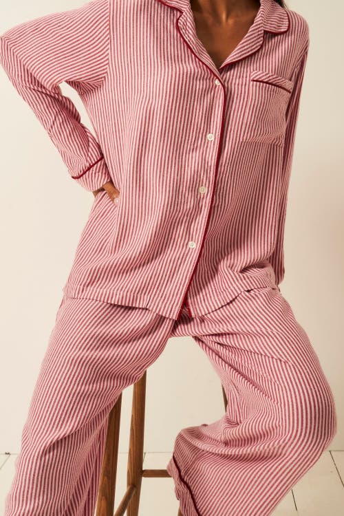 STRIPE & STARE STRIPE & STARE ECOVERO PYJAMA BOTTOMS 