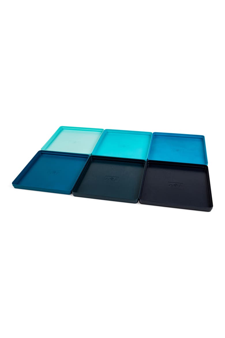 6-Pack Puzzle Trays, Alternate, color, MULTI