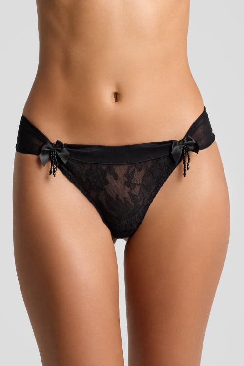 Scarlett Gasque The Dorothy Thong In Black