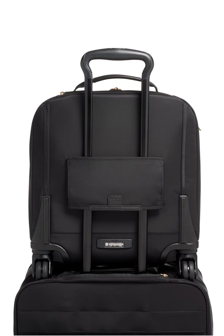 Oxford 16-Inch Compact Wheeled Carry-On, Alternate, color, BLACK