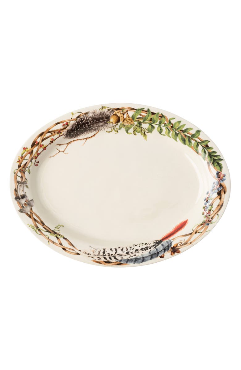Juliska Forest Walk Oval Platter, Main, color, Cafe Au Lait