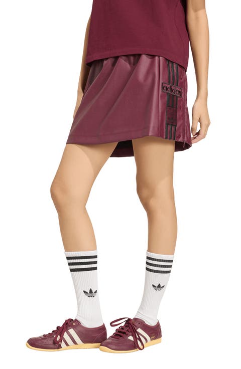Adibreak Faux Leather Miniskirt
