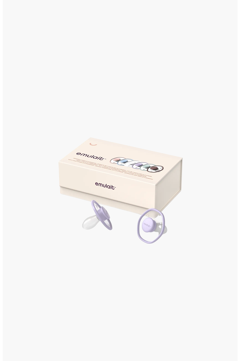 The Emulait Pacifier 0-6 Months 2-Pack, Alternate, color, Lilac