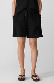 Eileen Fisher Organic Cotton Drawstring Shorts
