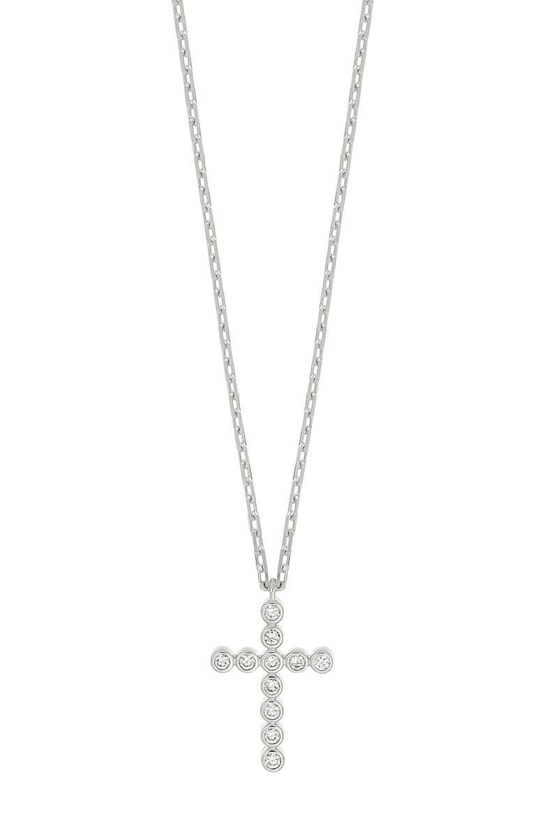Bony Levy Audrey Diamond Cross Pendant Necklace, Main, color, 
