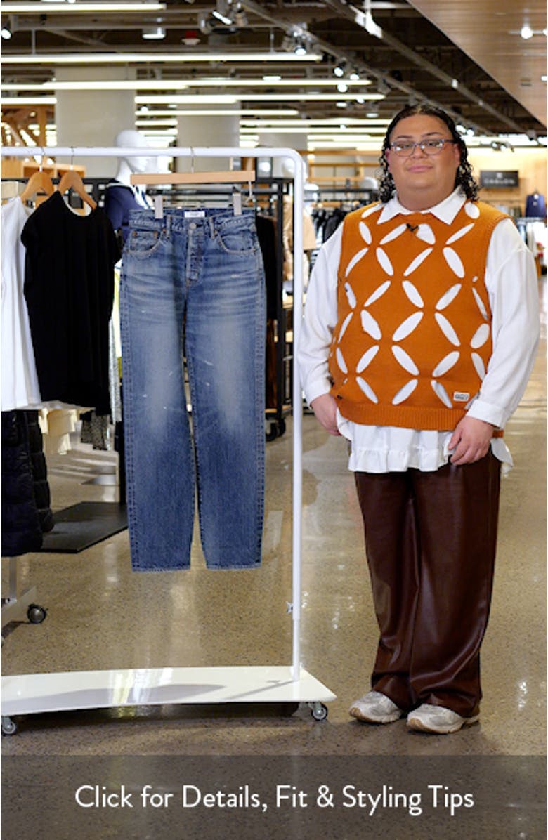 Aquebogue High Waist Ankle Straight Leg Jeans, sales video thumbnail