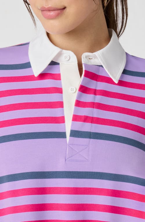 Florence By Mills Crop Rugby Shirt In Purple