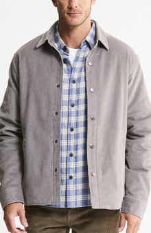 Fleece Lined Corduroy Shirt Jacket