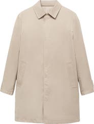 MANGO Classic Water Repellent Trench Coat
