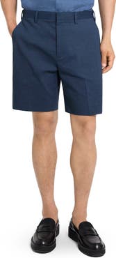 Theory Standard Good Linen Blend Shorts