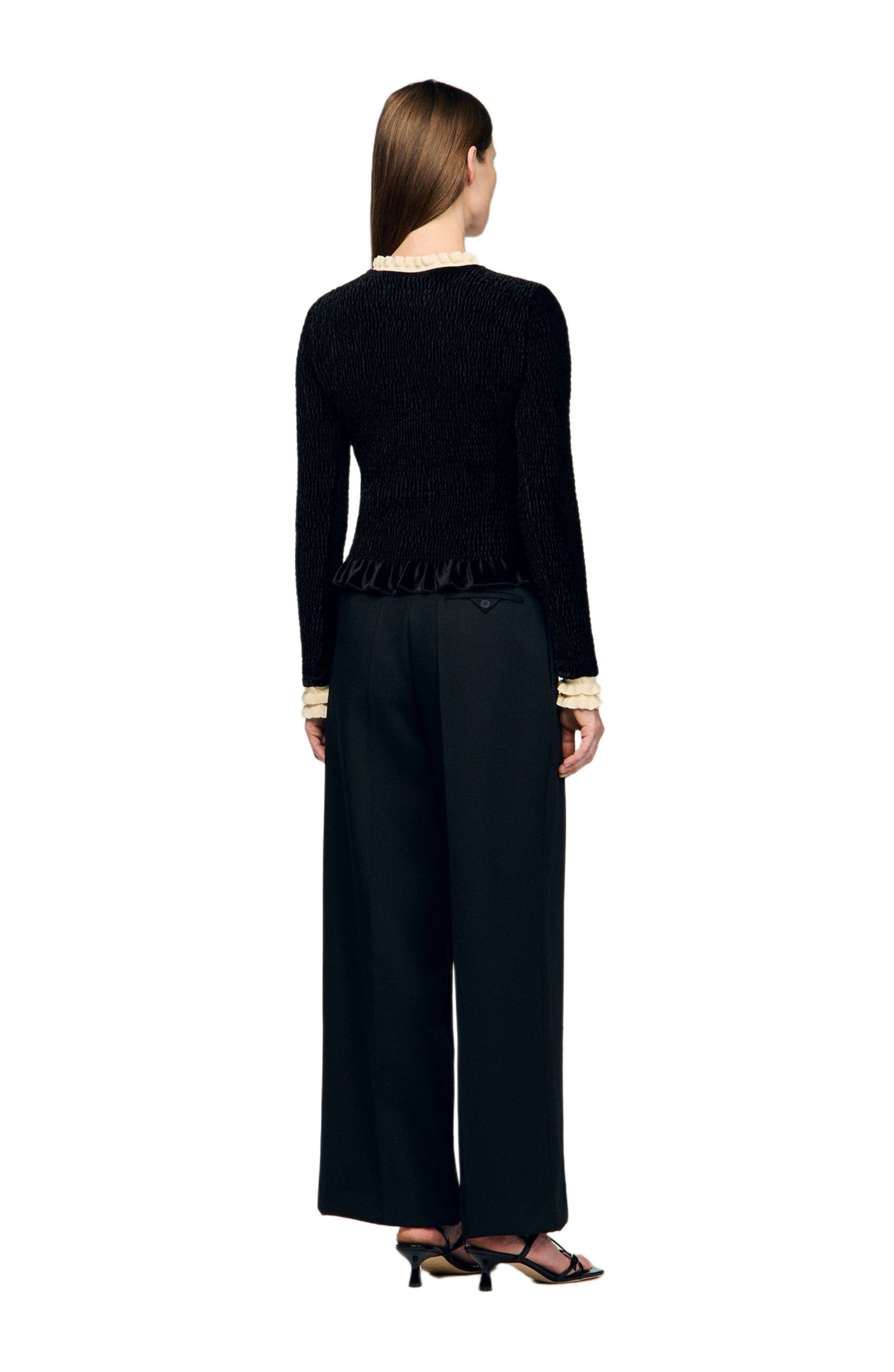 Smocked long-sleeved shirt - image 2