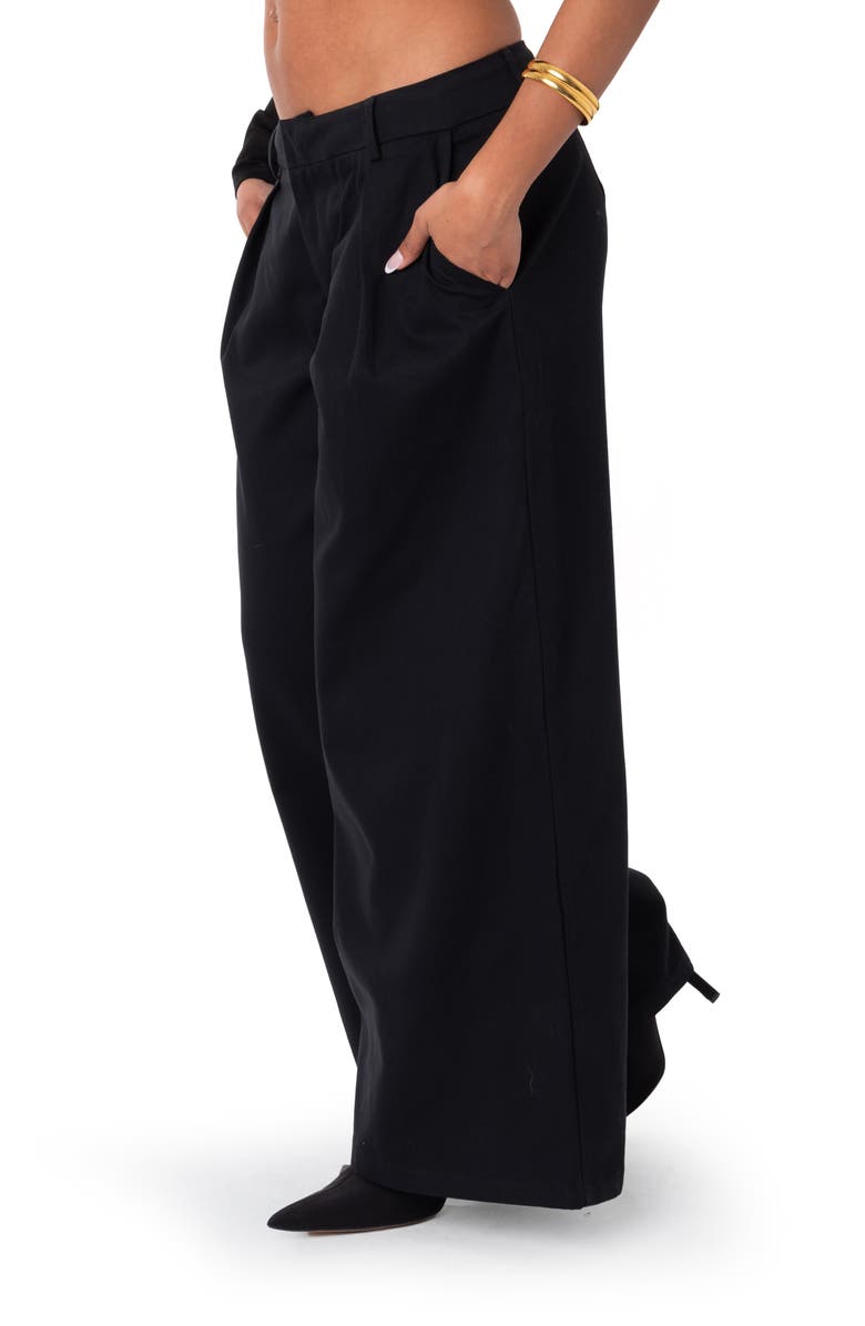 EDIKTED Bini Low Rise Wide Leg Pants, Alternate, color, 