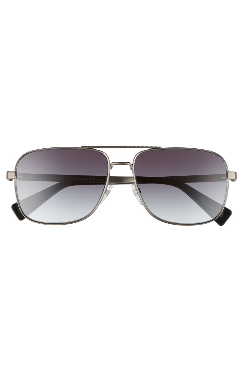 The Marc Jacobs 59mm Gradient Navigator Sunglasses, Alternate, color, 